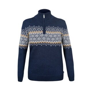 Kama Sweater Pullover 5058 Half Zip (Merino Wool) navy blue Ladies