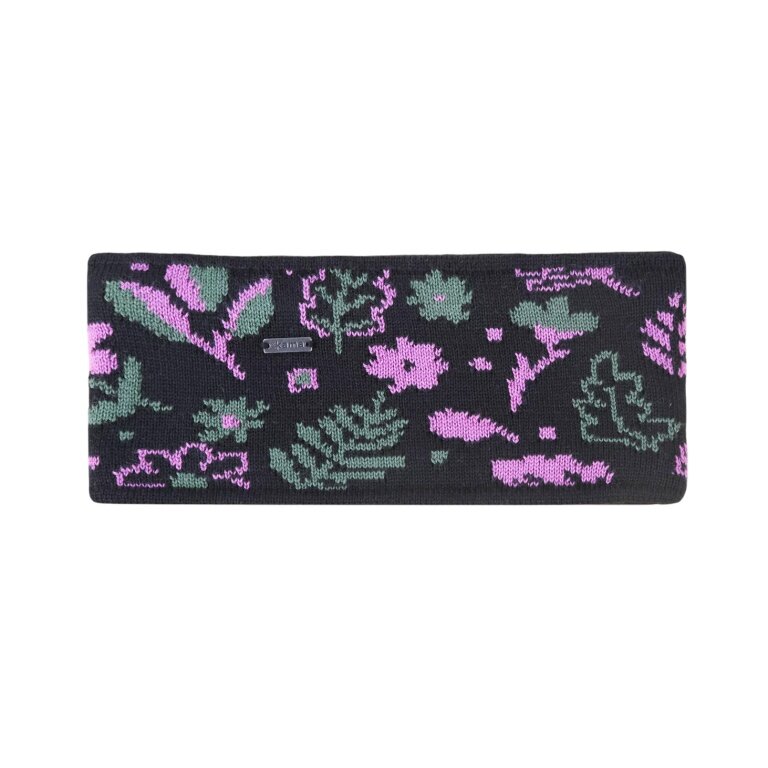 Kama Headband C51 (Merino Wool) - black/green/pink - 1 piece