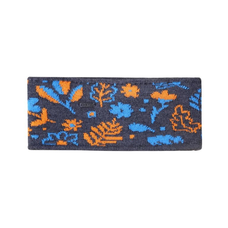 Kama Headband C51 (Merino Wool) - graphite grey/orange/blue - 1 piece