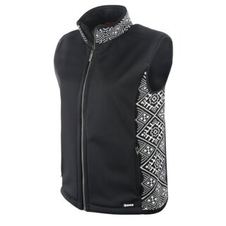 Kama Softshell Hiking Gilet 3010 (Merino Wool Blend, Windproof, Breathable) Black Men's