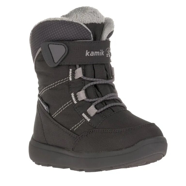 Kamik Winter Shoes Stance2 Waterproof, Breathable Black/Grey Toddlers