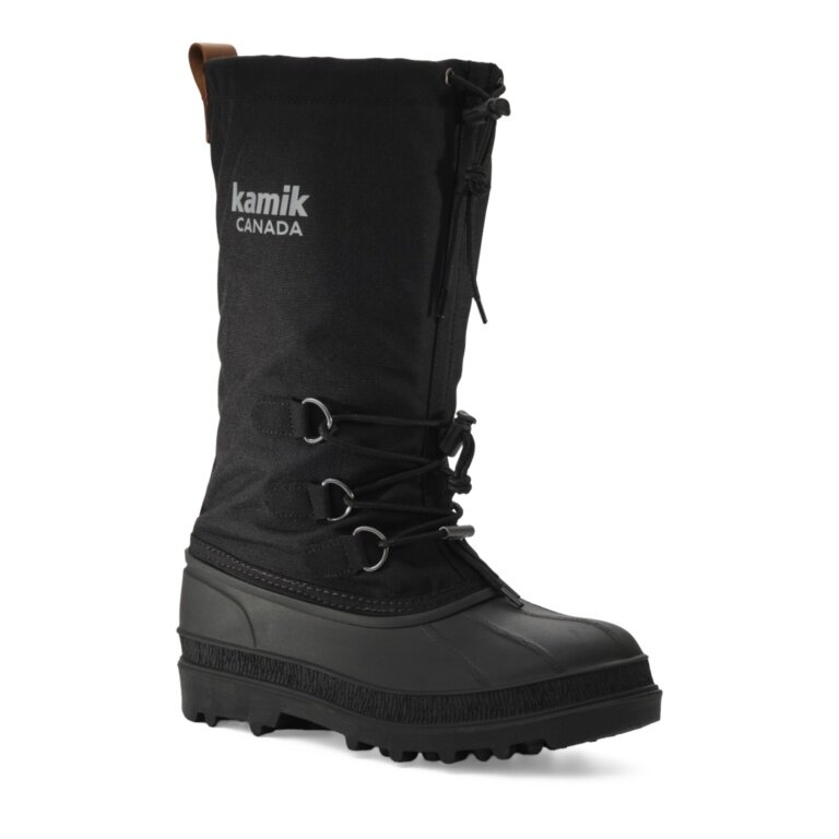 Kamik Winter Boots Canuck (Denier Nylon, waterproof) 2026 black men's