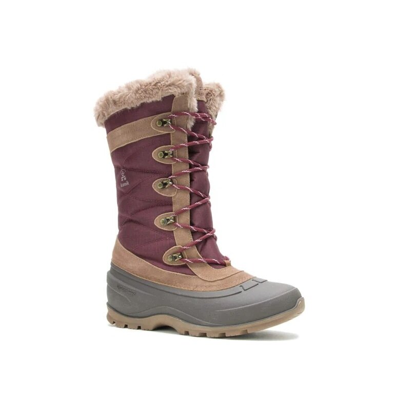 Kamik Winter Boots Snovalley 4 (Suede, Waterproof) Burgundy Women