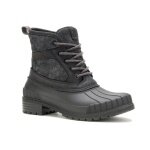 Kamik Winter Boots Sienna Mid 2 Leather - Made in Canada - Black Women