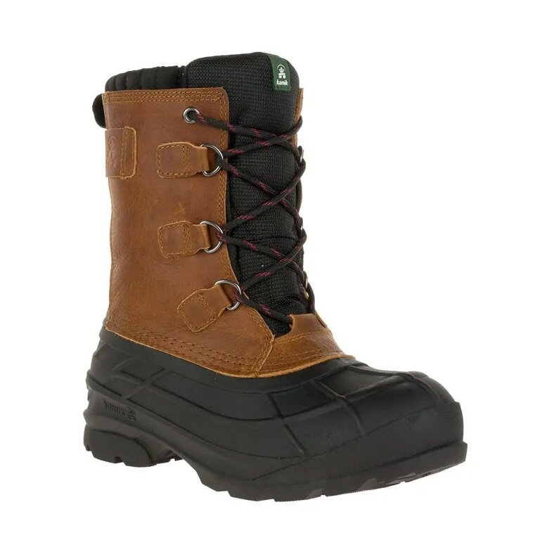 Kamik Winter Boots Alborg Plus (Leather, Waterproof) Brown Men