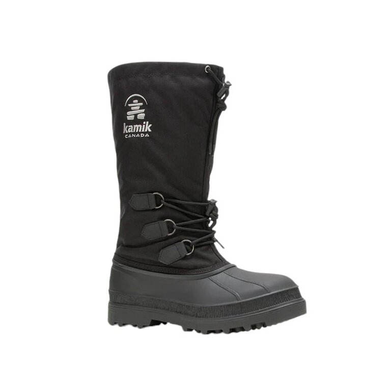 Kamik Winter Boots Canuck (Denier Nylon, waterproof) black men's