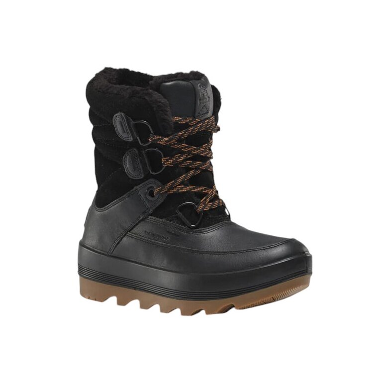 Kamik Celestem Winter Boots (Leather, Waterproof) Black Ladies