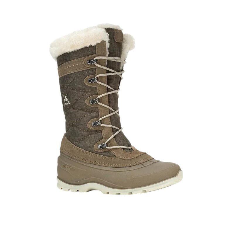 Kamik Winter Boots Snovalley 4 (Suede, waterproof) fossil brown ladies
