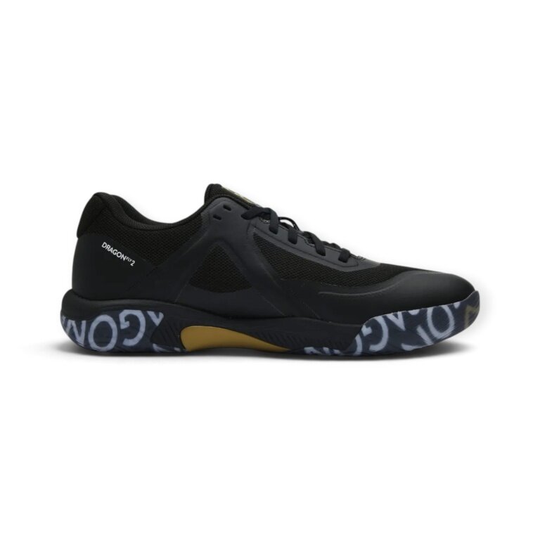 Kanso Hall Indoor Shoes DragonFly 2 Stability/Comfort Black/Gold Men's