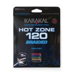 Karakal Squash String Hot Zone Braided 120 (Power+Control) 1.20mm black 11m Set