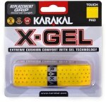 Karakal Base Grip X-Gel (Shock absorption, smooth perforated) 2.2mm yellow