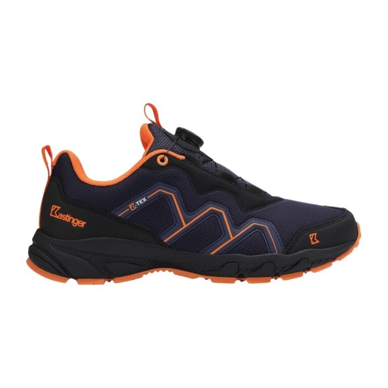Kastinger Hiking Leisure Shoes Everyhiker Low XT KTX (K-SPIN Lacing System, waterproof) navy blue/orange men's
