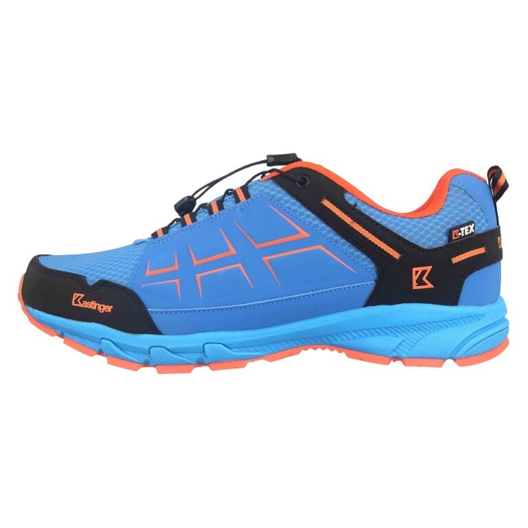 Kastinger Hiking Leisure Shoes Kompar KTX (waterproof, Speedlace system) blue/orange men's