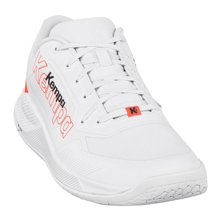 Kempa Hall Indoor Court Shoes Kourtfly Three (Handball) white/black/fluorescent men's