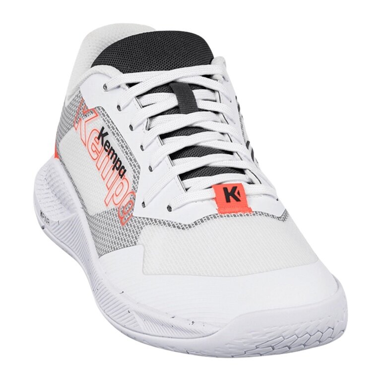 Kempa Hall Indoor Court Shoes Kourtfly Two (Handball) 2026 white/black/fluo men's