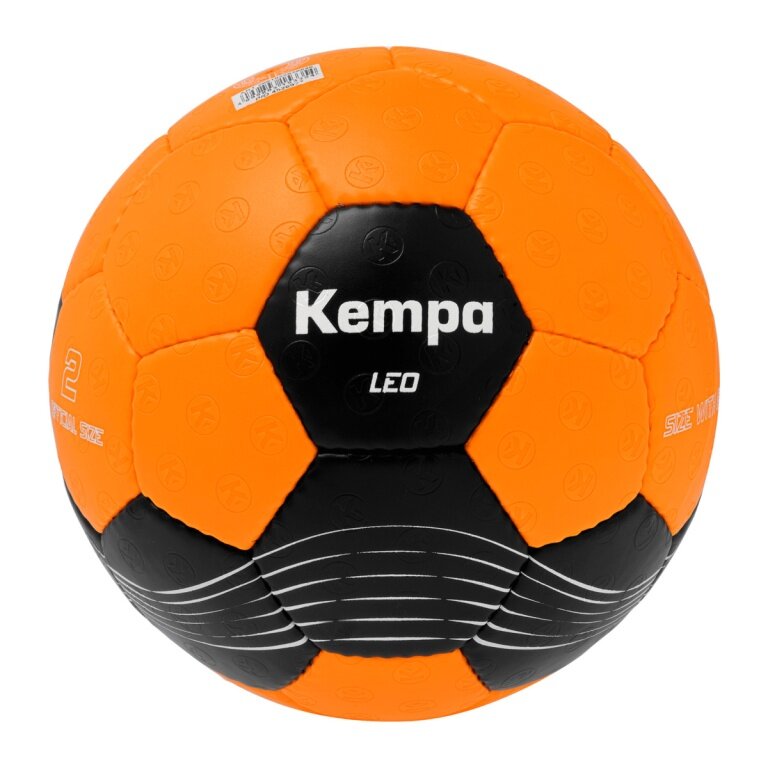 Kempa Handball Leo (durable training ball) orange/black - 1 piece