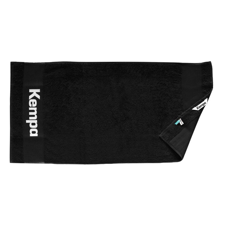 Kempa towel (100% cotton) black 100x50cm