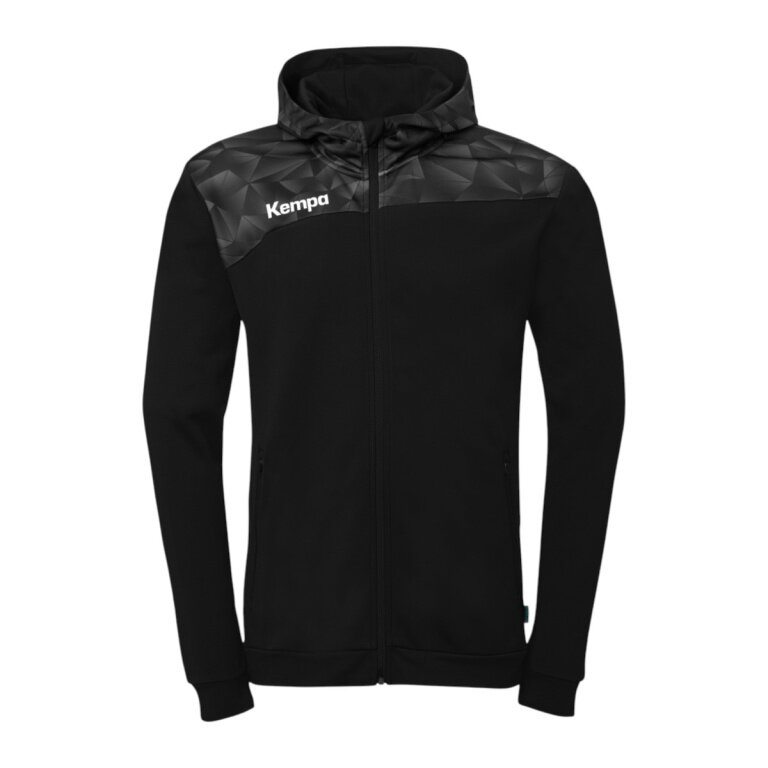 Kempa Hooded Jacket Athletics 29 (100% Polyester) black Men's