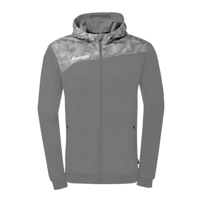 Kempa Hooded Jacket Athletics 29 (100% Polyester) grey Men's