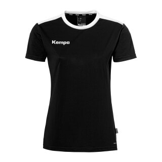 Kempa Sport-Shirt Emotion 27 (100% Polyester) black/white Women
