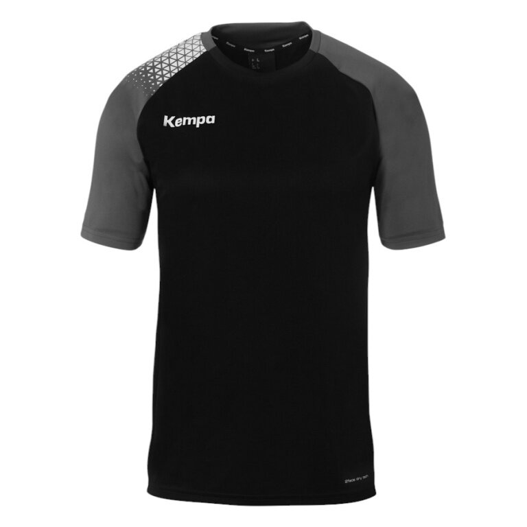 Kempa Sport T-shirt Ambition 28 (100% Polyester) black/grey men's
