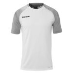 Kempa Sport T-shirt Ambition 28 (100% Polyester) white/grey men's