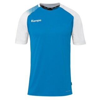 Kempa Sport T-shirt Ambition 28 (100% Polyester) blue/white men's