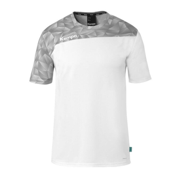 Kempa Sport T-shirt Athletics 29 (100% Polyester) white/grey men's