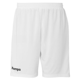 Kempa Performance Short Sports Trousers (elastic waistband with drawstring) short white men's