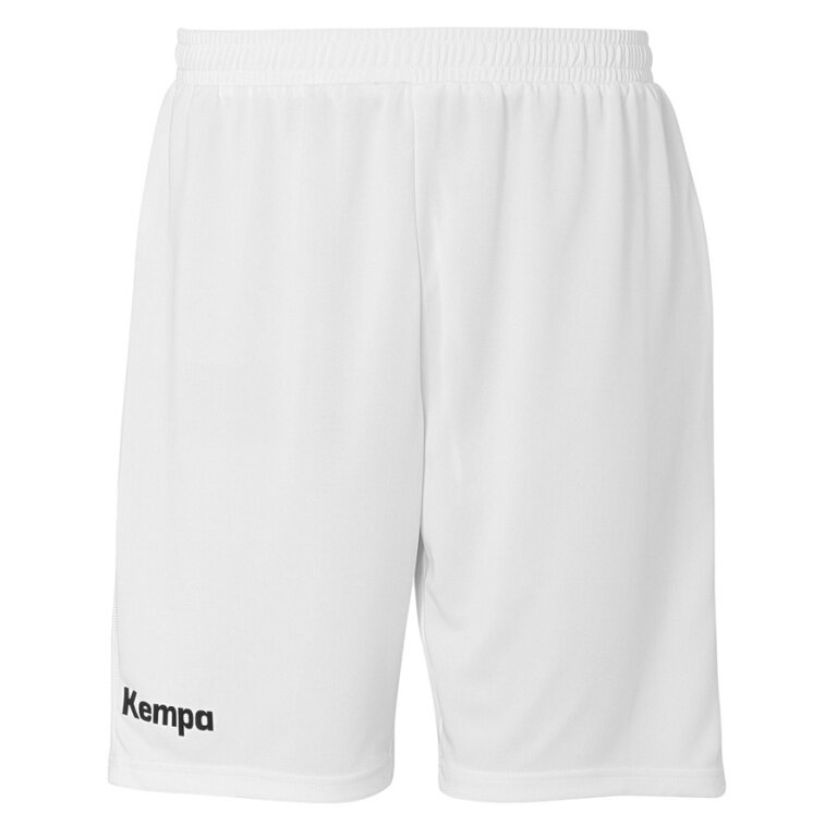Kempa Performance Short Sports Trousers (elastic waistband with drawstring) short white men's