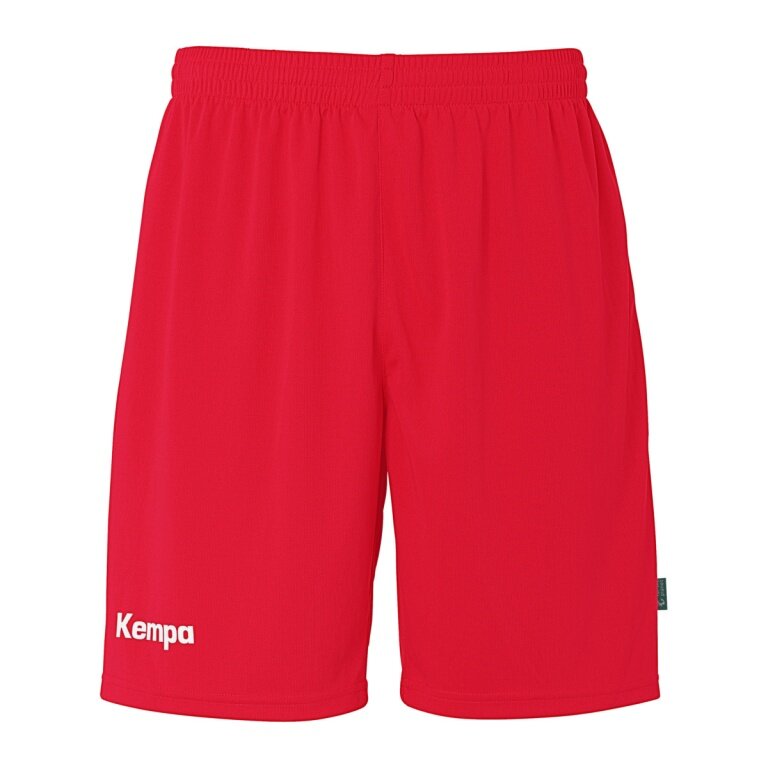 Kempa Team Shorts (elastic waistband with drawstring) short red Men