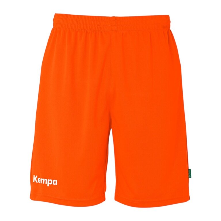 Kempa Team Short Sports Trousers (100% Polyester) Short Orange Men's