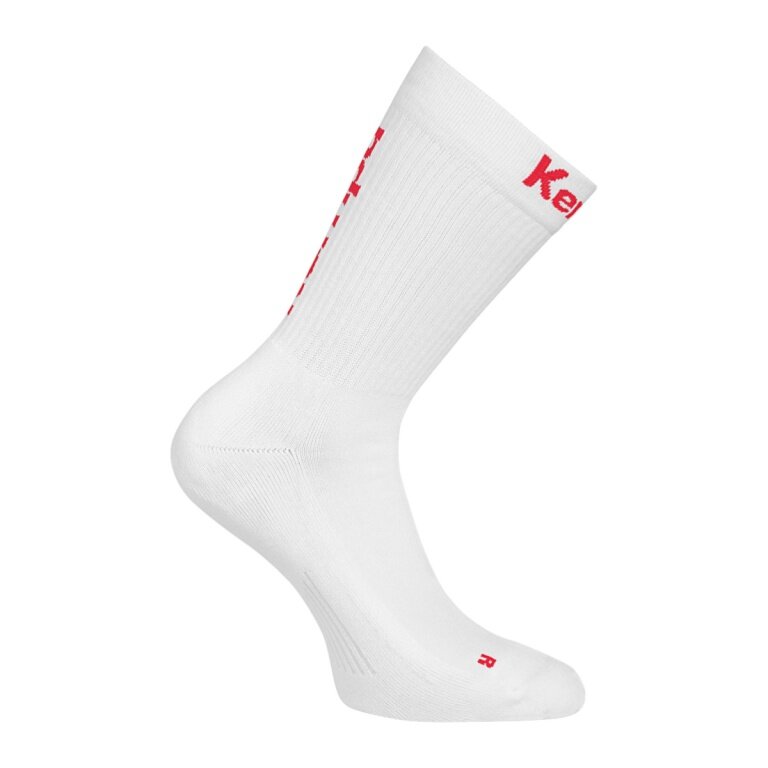 Kempa Sportsock Team Classic Crew 2026 white/red - 1 pair