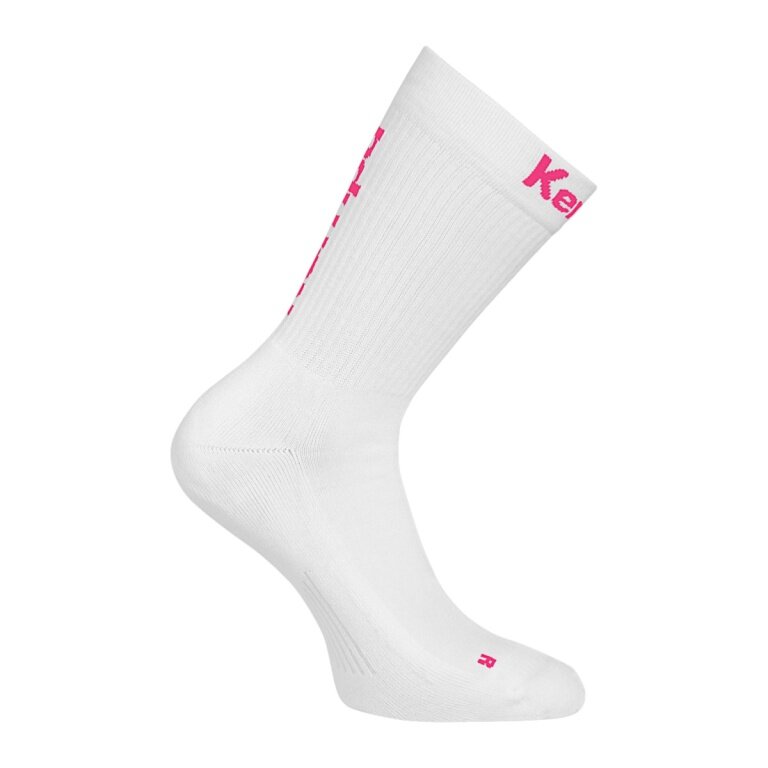 Kempa Sports Sock Team Classic Crew 2026 white/pink - 1 pair