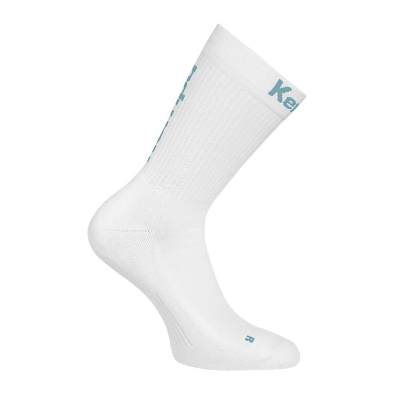 Kempa Sportsock Team Classic Crew 2026 white/aqua blue - 1 pair