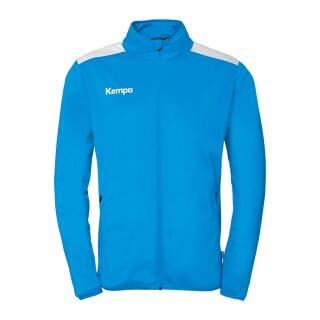 Kempa Training Jacket Emotion 27 (Full-Zip, 100% Polyester) blue/white Men
