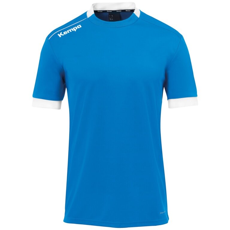 Kempa Sport T-shirt Player Jersey (100% Polyester) light blue/white Men