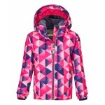 Killtec Winter Jacket Viewy (windproof, waterproof, snow guard) pink/blue toddlers