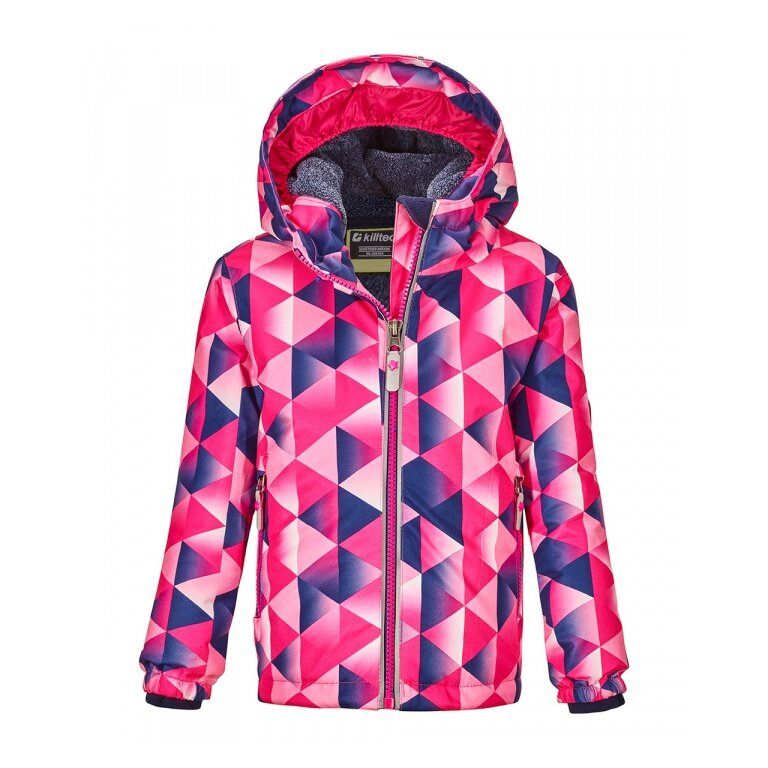Killtec Winter Jacket Viewy (windproof, waterproof, snow guard) pink/blue toddlers
