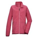 Killtec Fleece Jacket KOS 161 (with Stand-up Collar) Dark Pink Girls