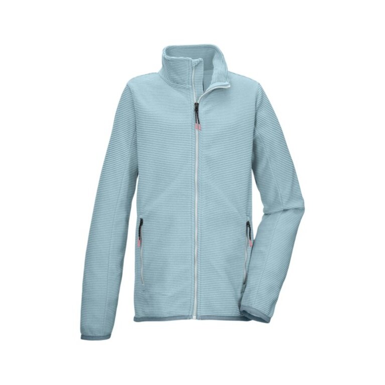 Killtec Fleece Jacket KOS 161 (with Stand-up Collar) Ice Blue Girls