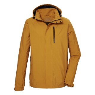 Killtec transitional jacket/function jacket KOS 52 with hood (waterproof, windproof) gold/yellow men's
