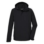 Killtec transitional jacket/functional jacket KOS 52 with hood (waterproof, windproof) black men's