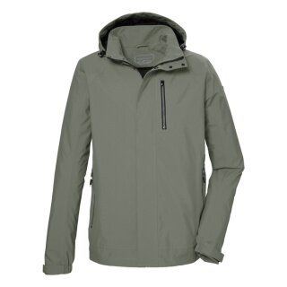 Killtec transitional jacket/function jacket KOS 52 with hood (waterproof, windproof) olive men's