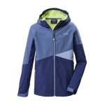 Killtec Softshell Jacket KOS 142 (with hood, windproof) dove blue boys