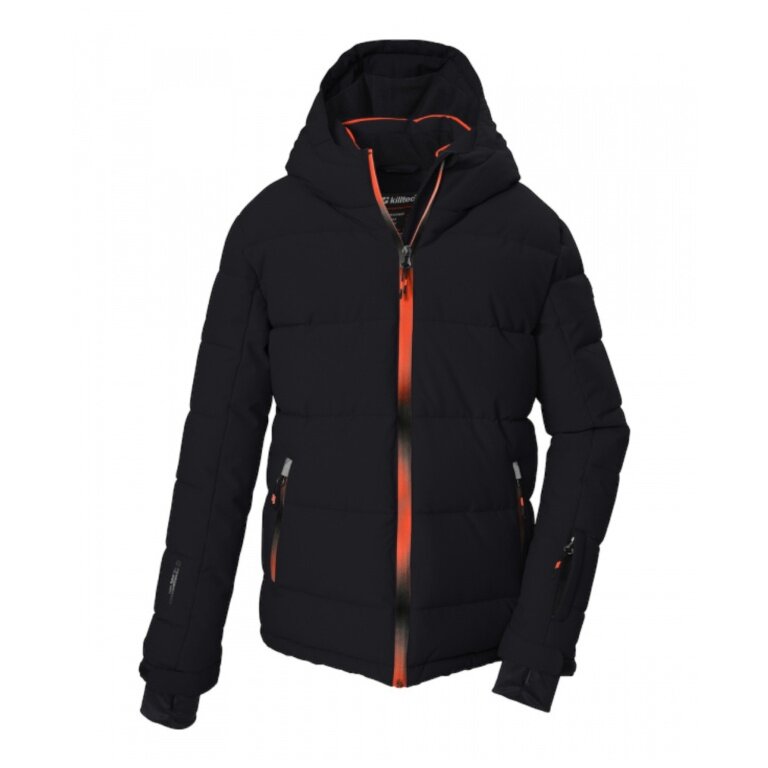 Killtec Winter Quilted Jacket KSW 203 (Ski Jacket, Snow Skirt, Windproof) Black Boys