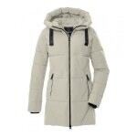 Killtec Winter Quilted Parka GW 30 with Hood (breathable, windproof) champagne Ladies