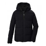 Killtec Winter Quilted Jacket KOW 146 with Hood (Windproof) Black Boys