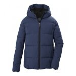 Killtec Winter Quilted Jacket KOW 146 with Hood (Windproof) Deep Blue Boys