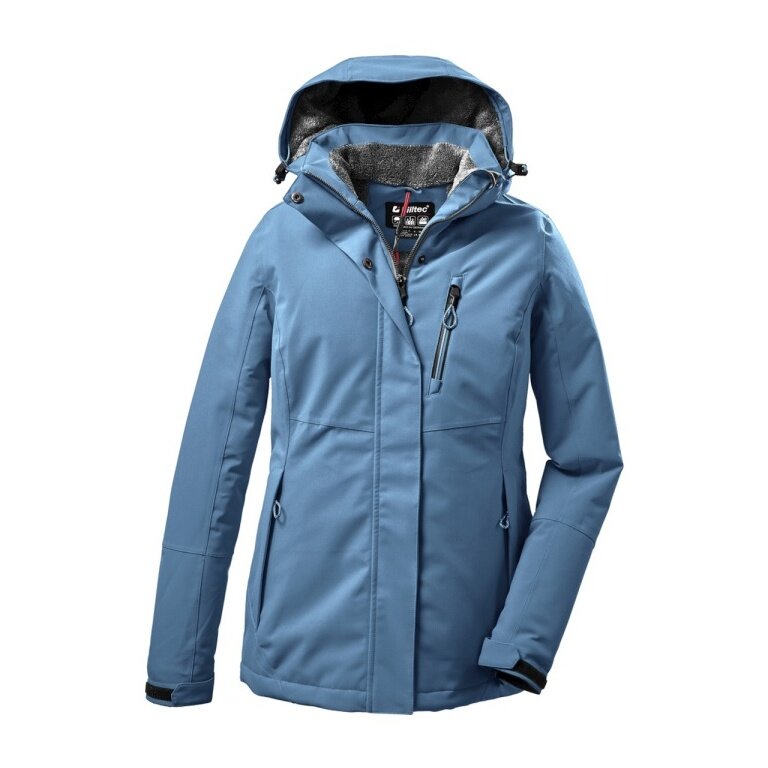 Killtec Winter Jacket KOW 140 with Hood (waterproof and windproof) storm blue Women
